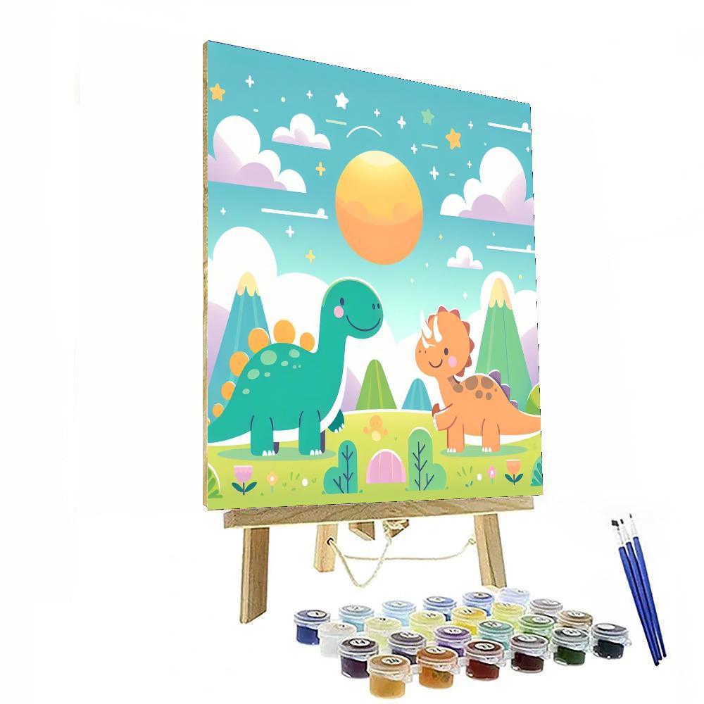 Dreamland Dinosaur Adventure Paint By Number