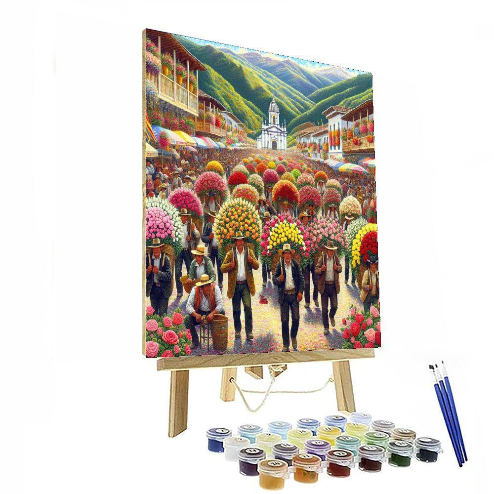 Festival Of Roses - Colombia Painting By Numbers Kit