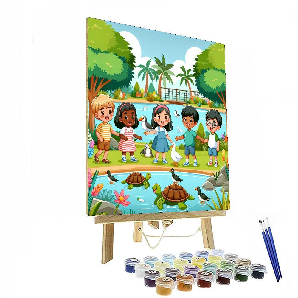 Animal Sanctuary Visit Numbered Painting Kits