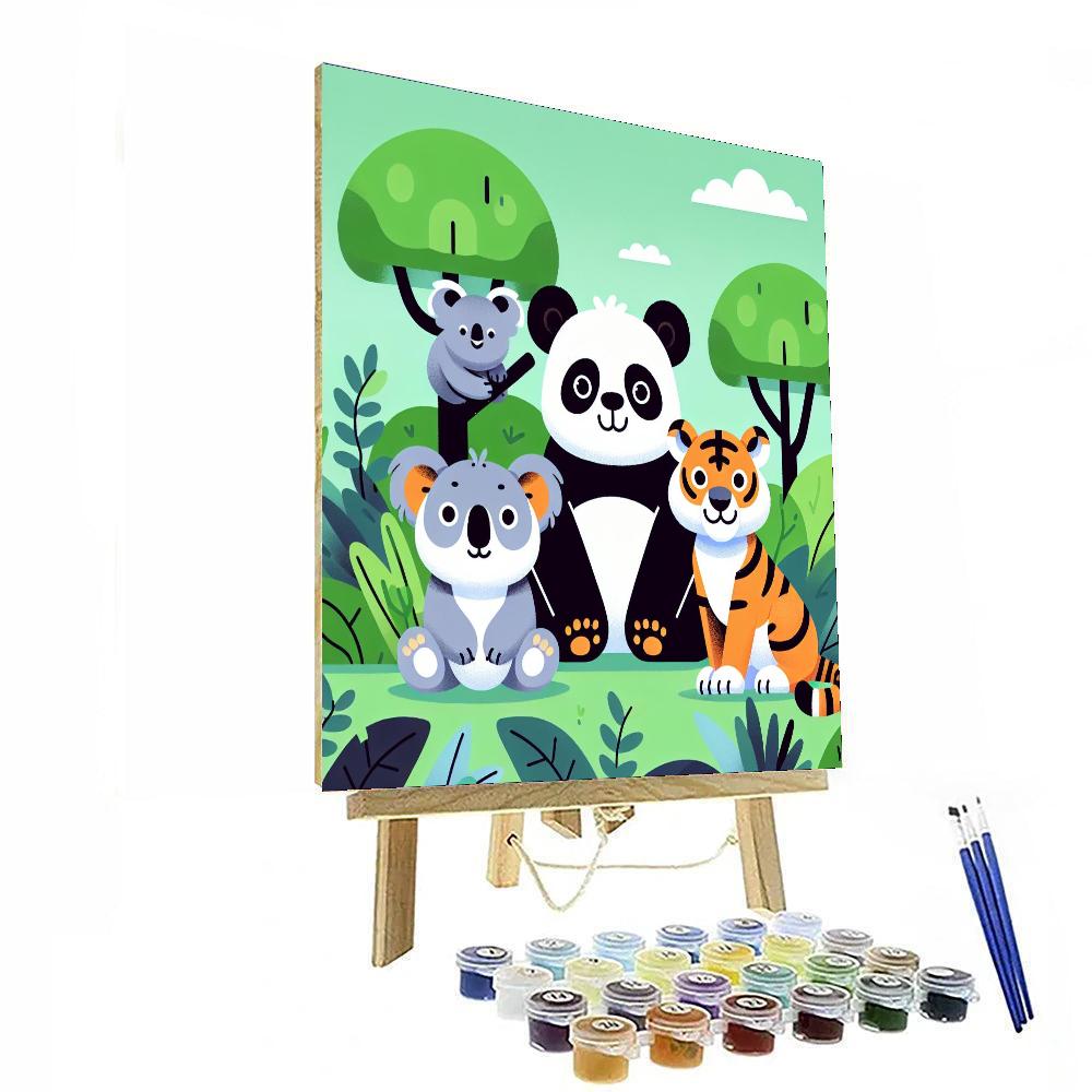 Wildlife Rescue Team Paint By Numbers Art