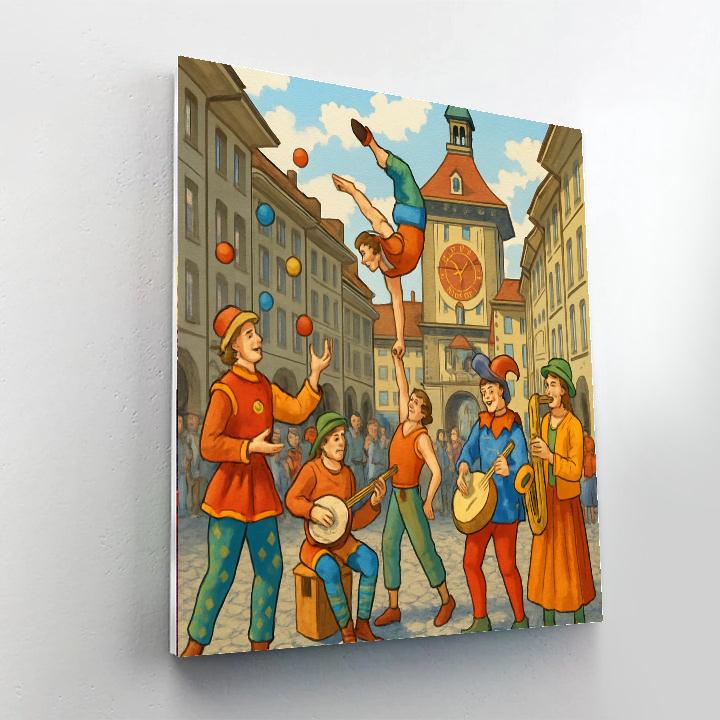 Buskers Bern - Bern, Switzerland Paint By Numbers Art