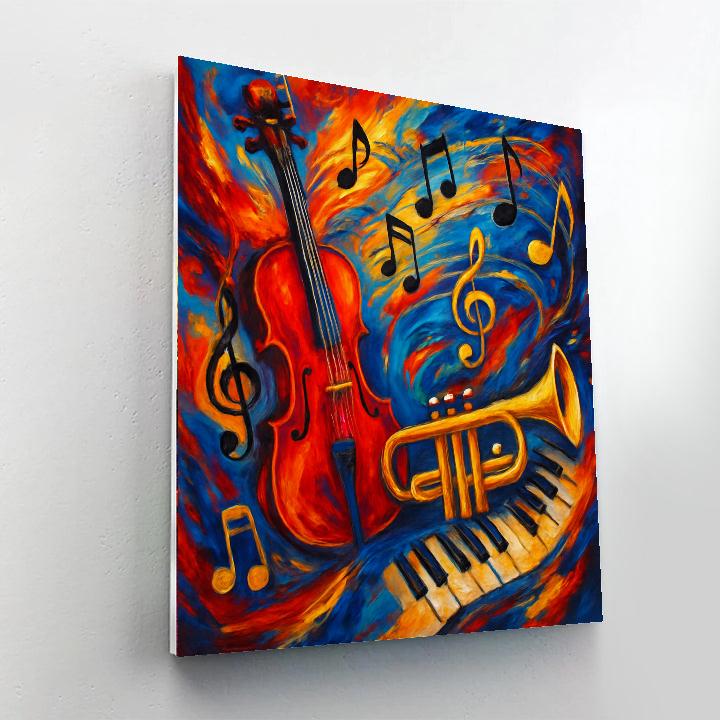 Music In Motion Number Painting