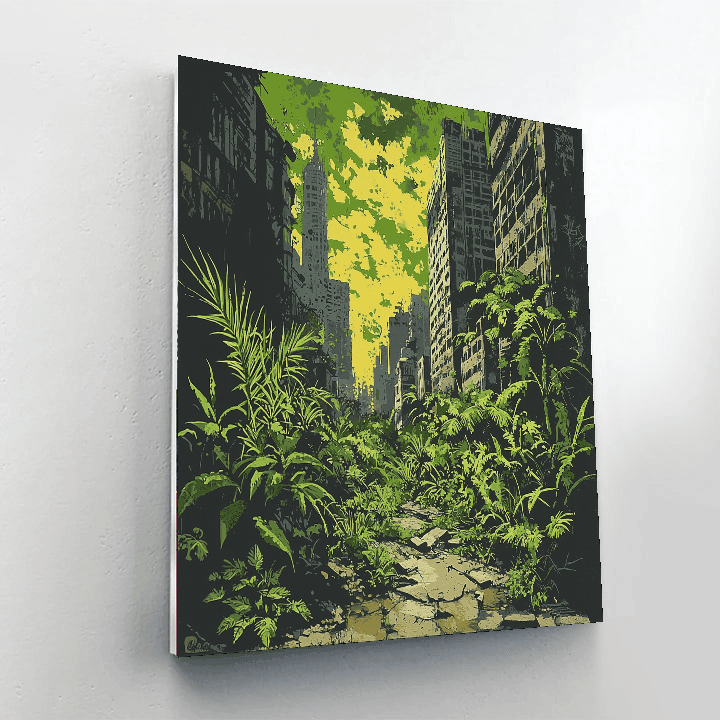 Banksy Inspired Banksy's Nature Reclaims  Paint By Numbers Art