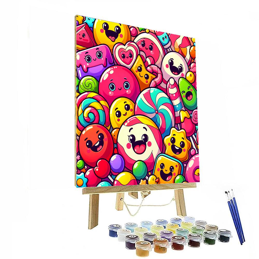 Candy Wonderland Paint By Numbers Kits