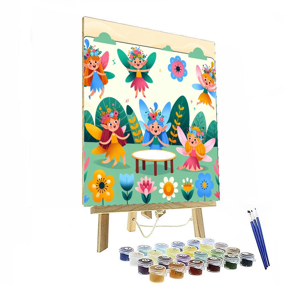 Enchanted Faerie's Garden Party Paint By Color