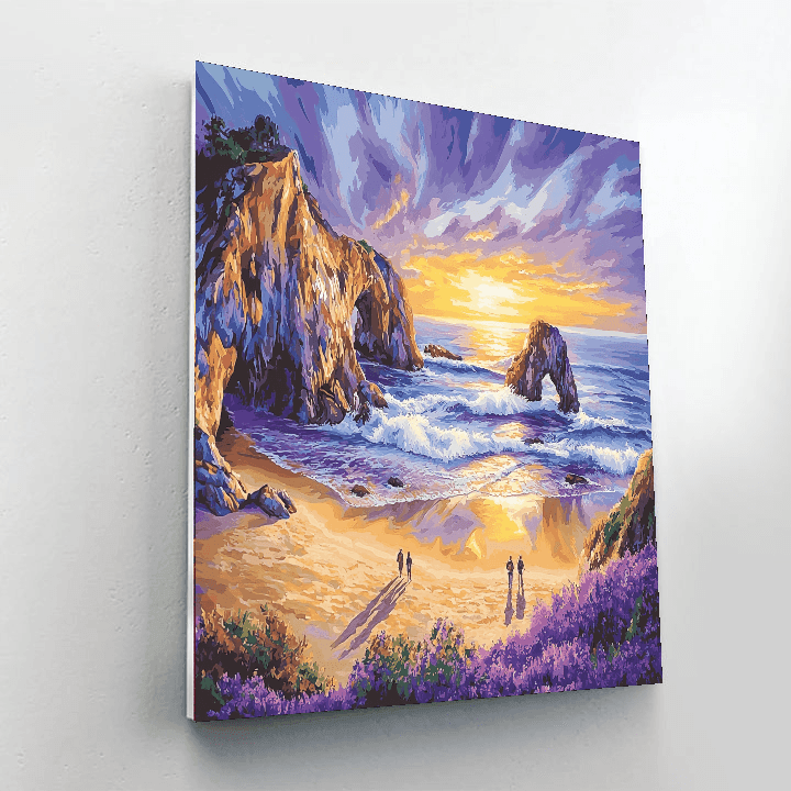 Pfeiffer Beach DIY Paint By Numbers