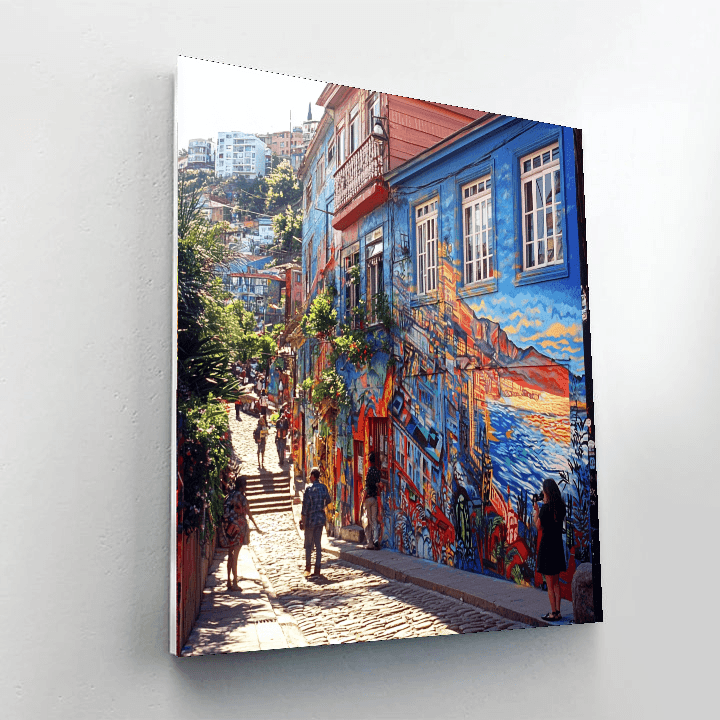 Street Art Of Valparaíso - Valparaíso Painting Number Kit