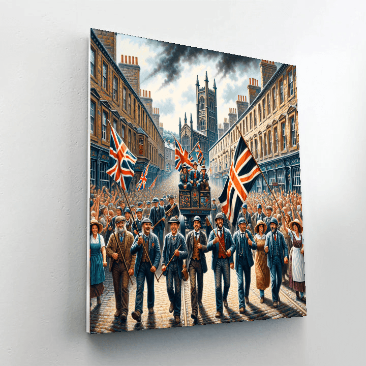 Durham Miners Gala Painting By Numbers Kit