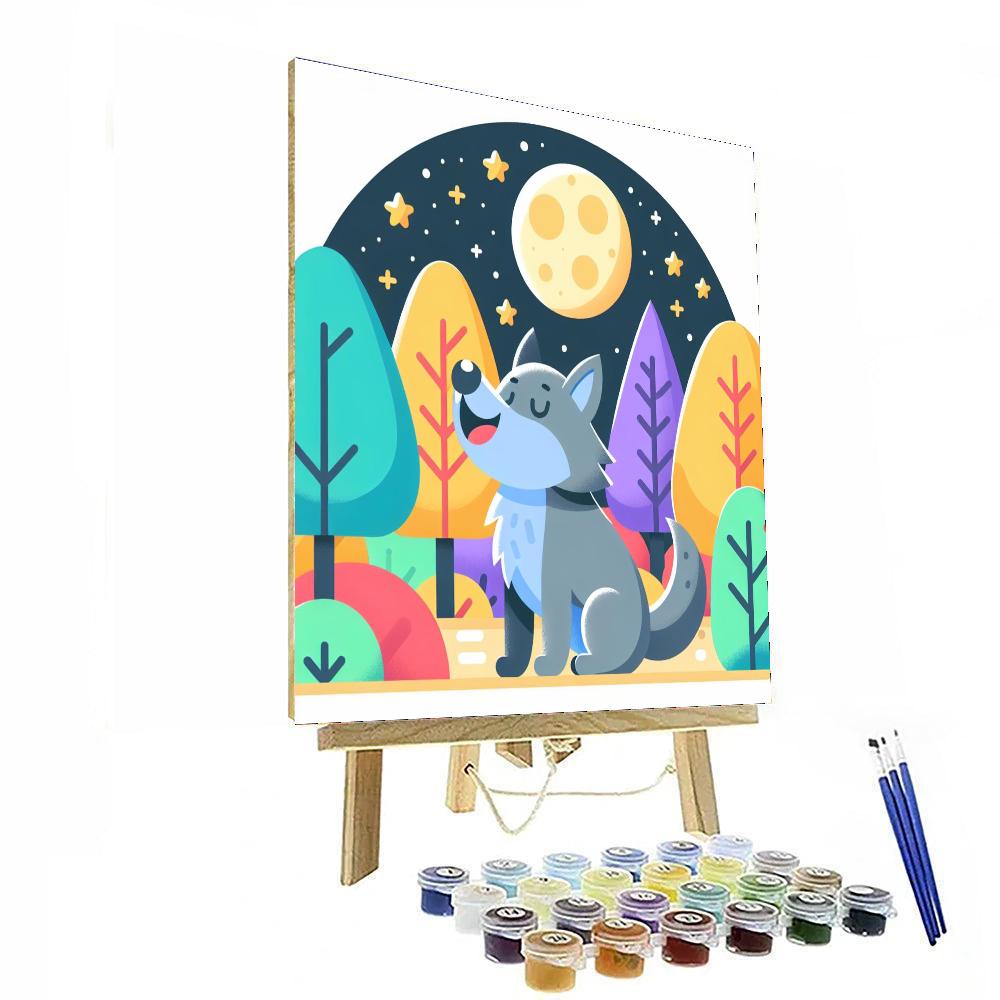 Wonderful Wolf Numbered Painting Kits