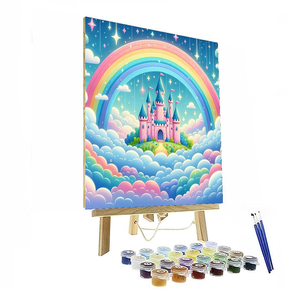 Celestial Cloud Castle Paint By Numbers Art