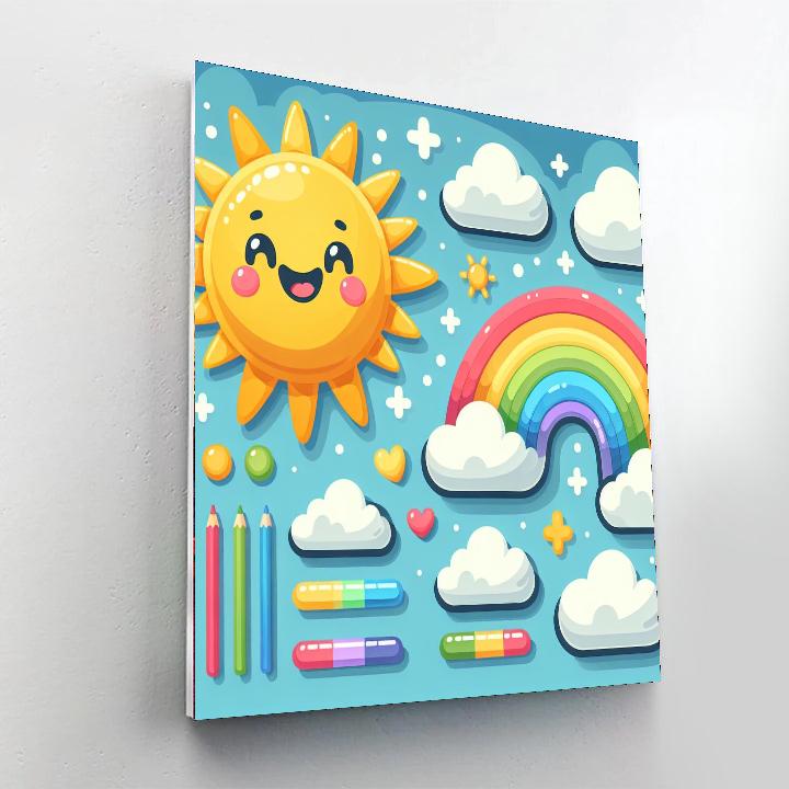 Joyful Weather Wonders Paint By Numbers Art
