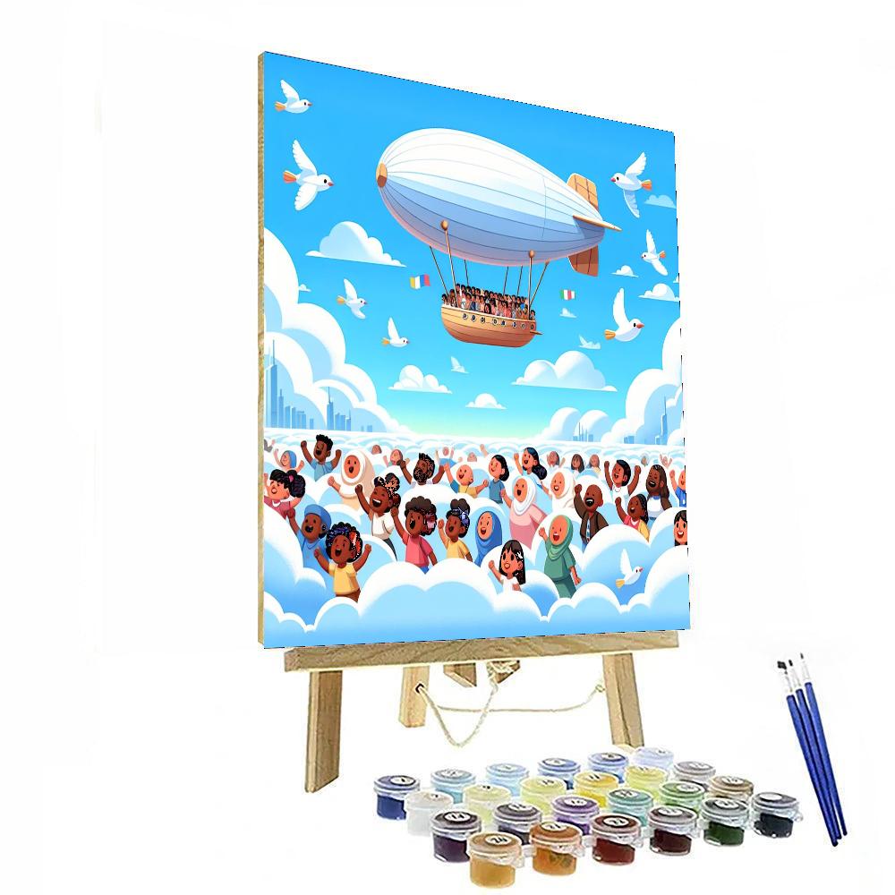 Sky High Adventure Paint By Numbers Art