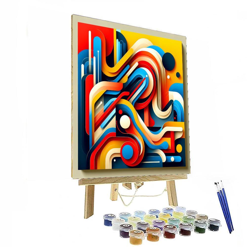 Artistic Abstraction Paint By Numbers Kits