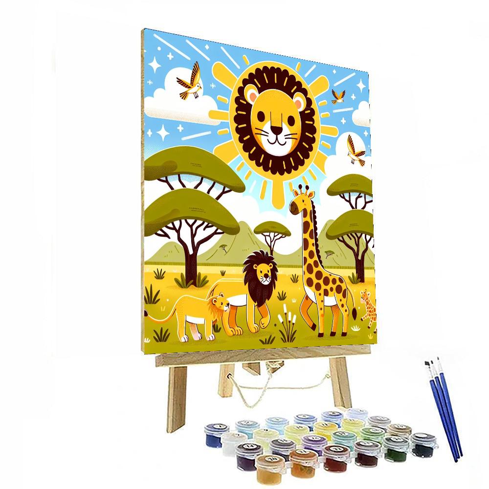 Savannah Wildlife Wonders Paint By Color