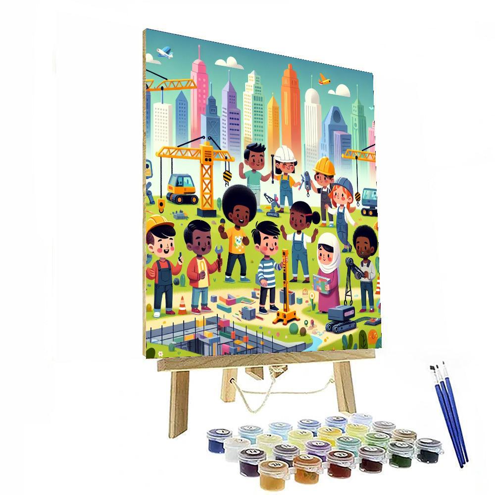 Creative City Builders Paint By Numbers