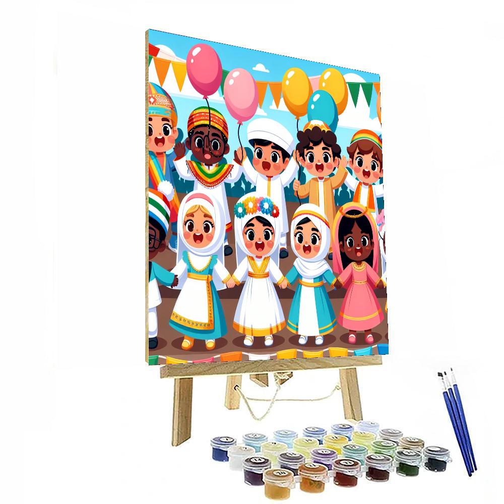 Celebration Parade Paint By Numbers Art