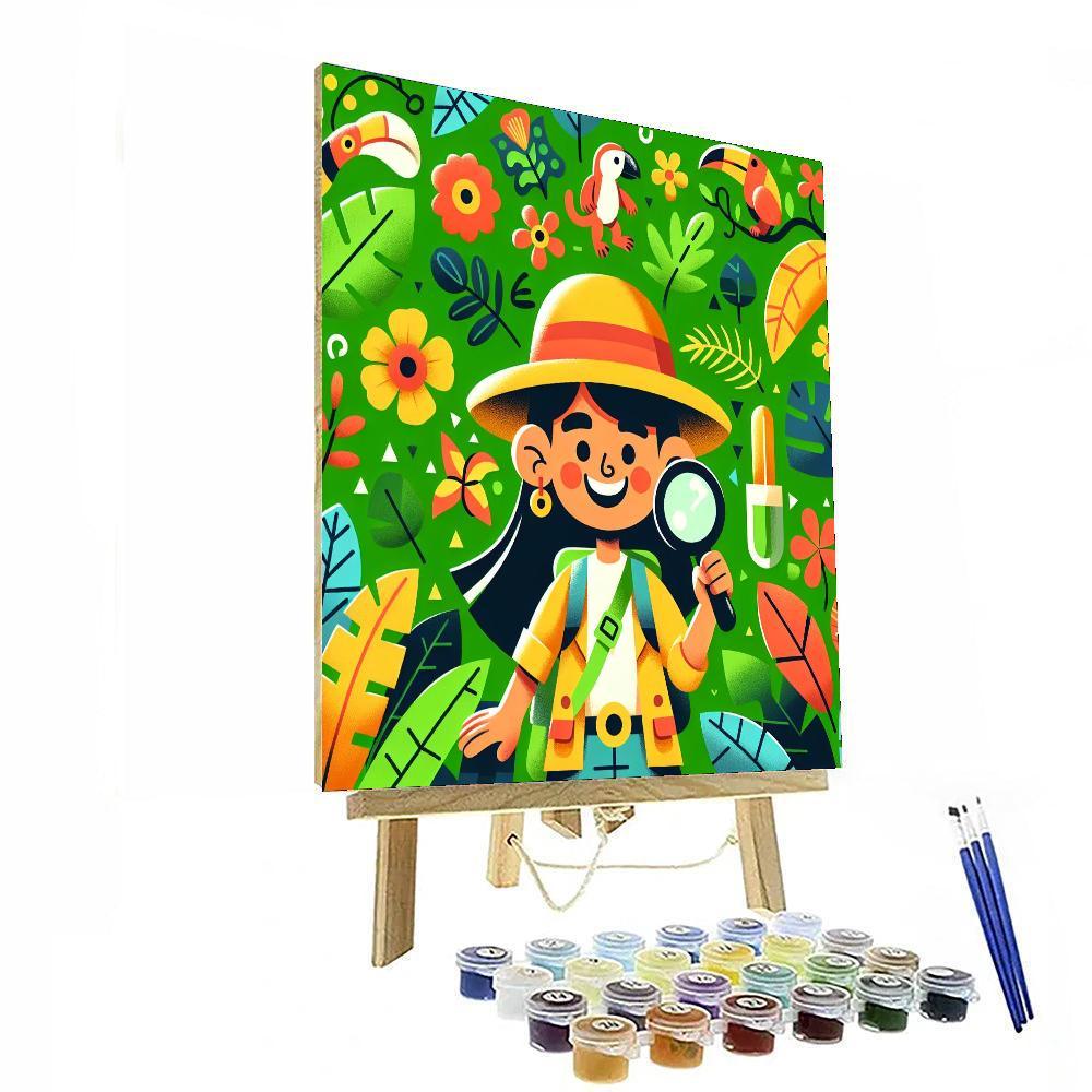 Mystery In The Rainforest Paint By Numbers Kits