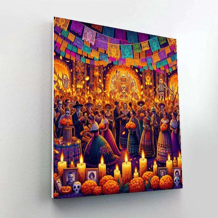 Day Of The Dead Festival - Oaxaca DIY Paint By Numbers