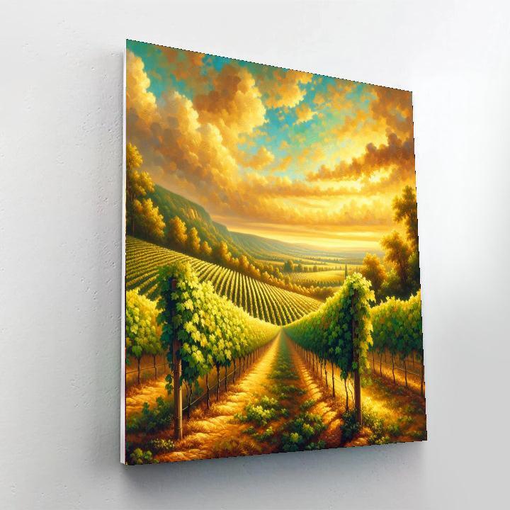 Rustic Vineyard Bliss Paint By Numbers Kits