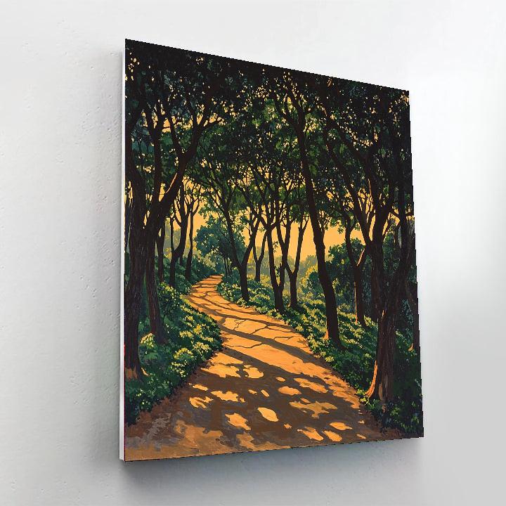 Nandalal Bose Inspired Whisper Of The Banyan  Painting Number Kit