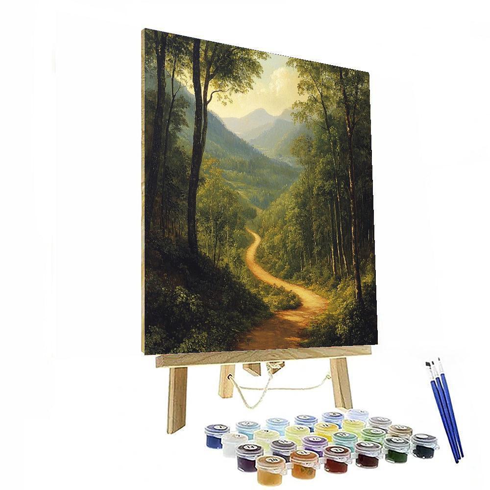 Thomas Cole Inspired Luminous Pathways  Paint By Numbers Kits