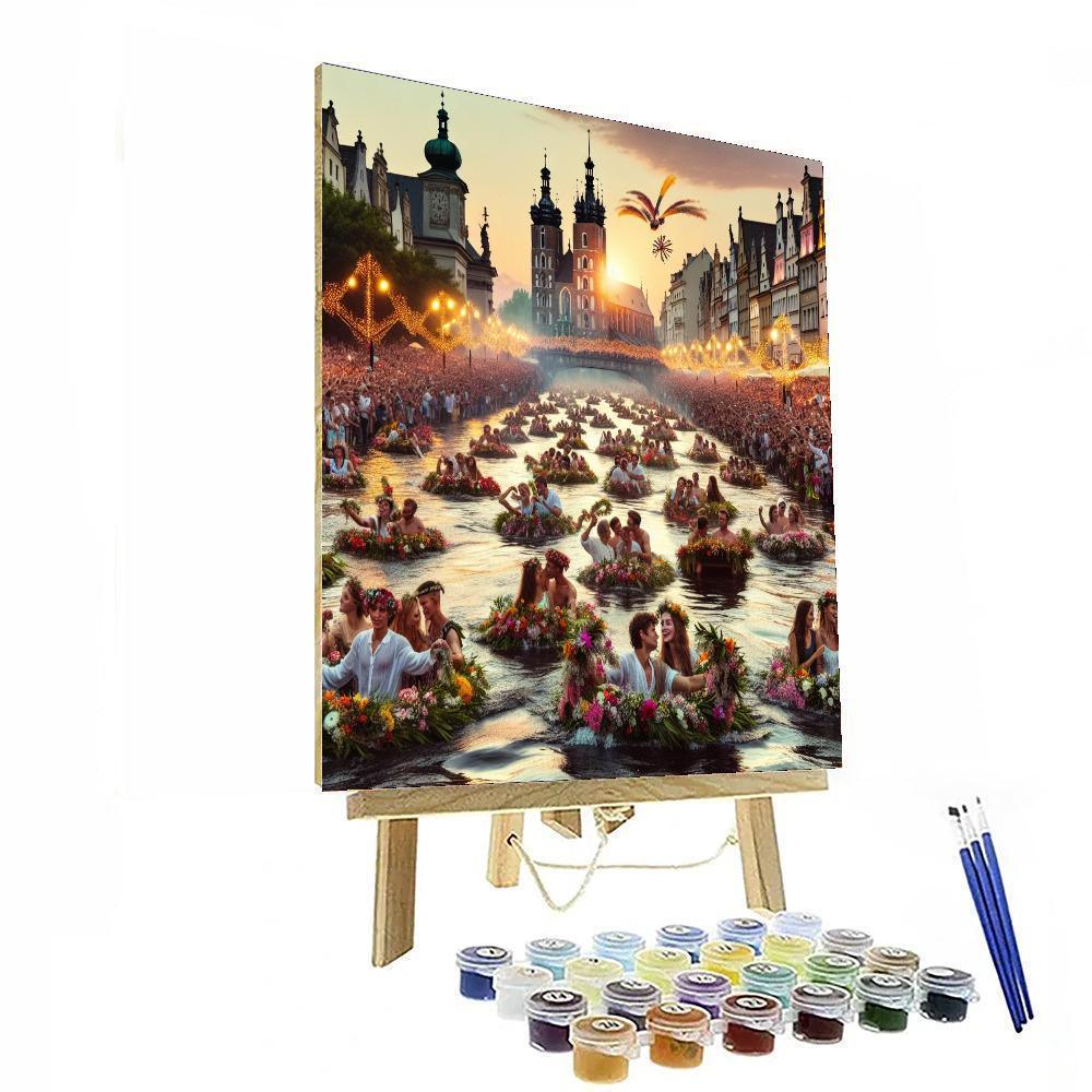 Kraków's Wianki Festival Number Painting