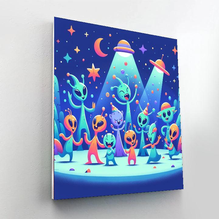 Galactic Gatherings Painting By Numbers Kit