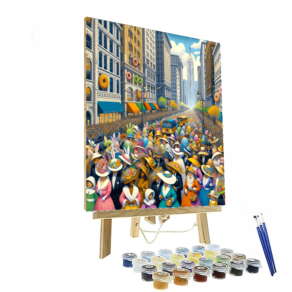 Easter Parade And Bonnet Festival - New York City, Usa Painting By Numbers Kit