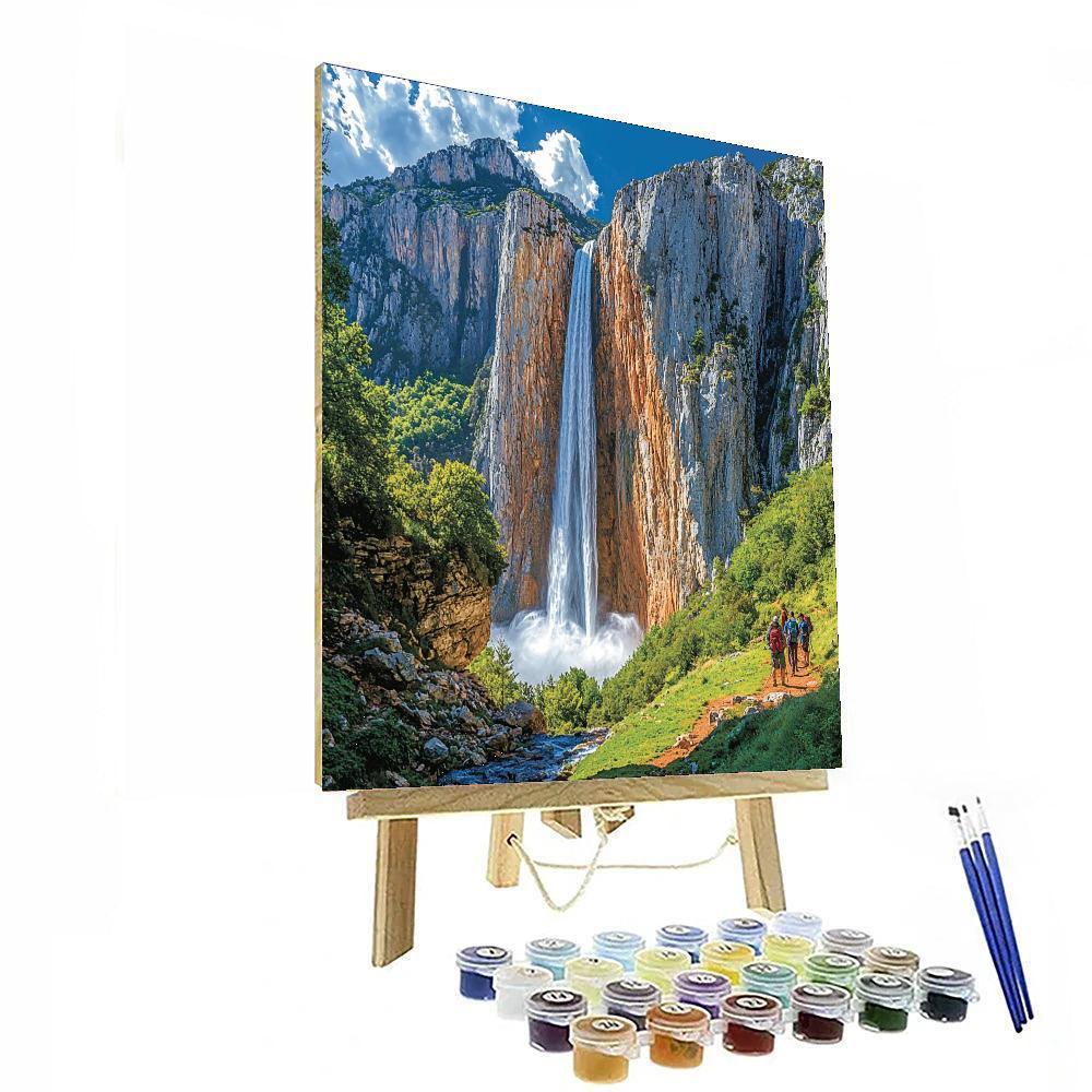 Cascades Of Gavarnie - France Numbered Painting Kits