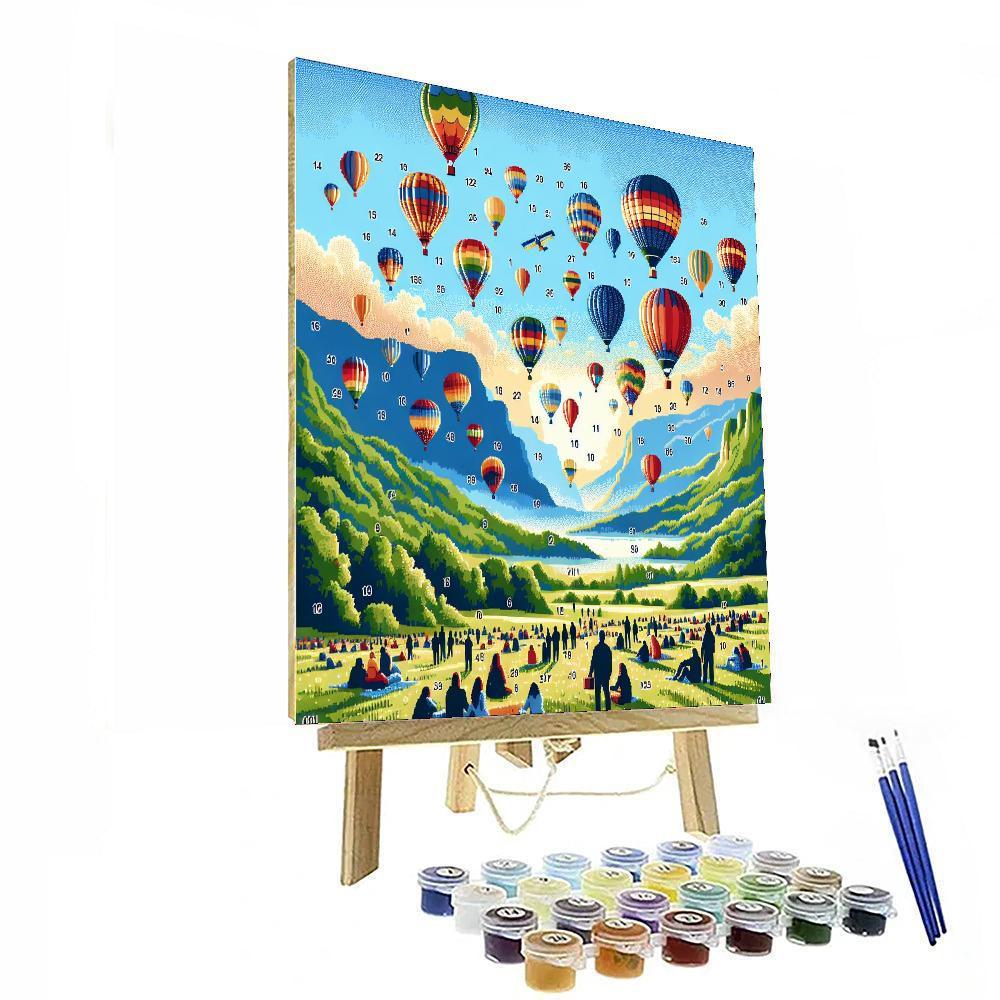 Hot Air Balloon Fiesta - Taiwan Number Painting