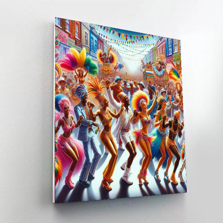 Notting Hill Carnival - London, United Kingdom Number Painting