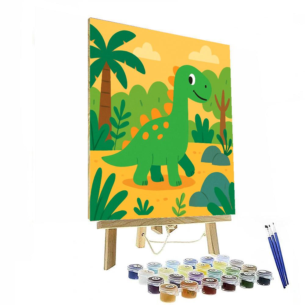 Exploring Dinosaurs Adventure Numbered Painting Kits
