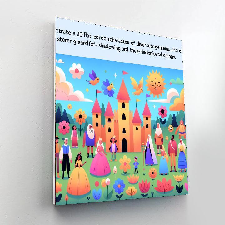 Exploring Magical Kingdoms Paint By Numbers Kits