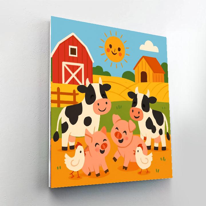 Fantastic Farmyard Adventures Paint By Numbers