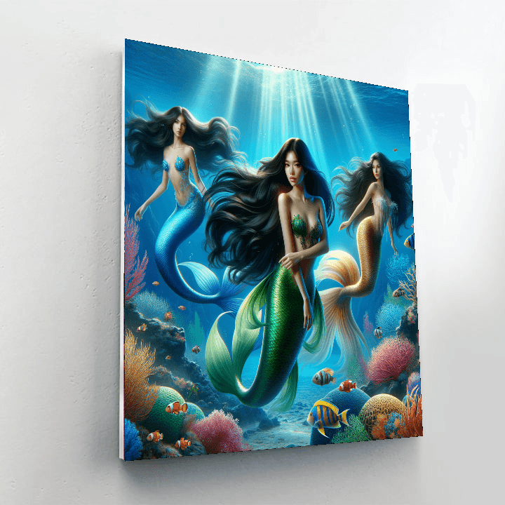 Mermaid Mystique Paint By Color