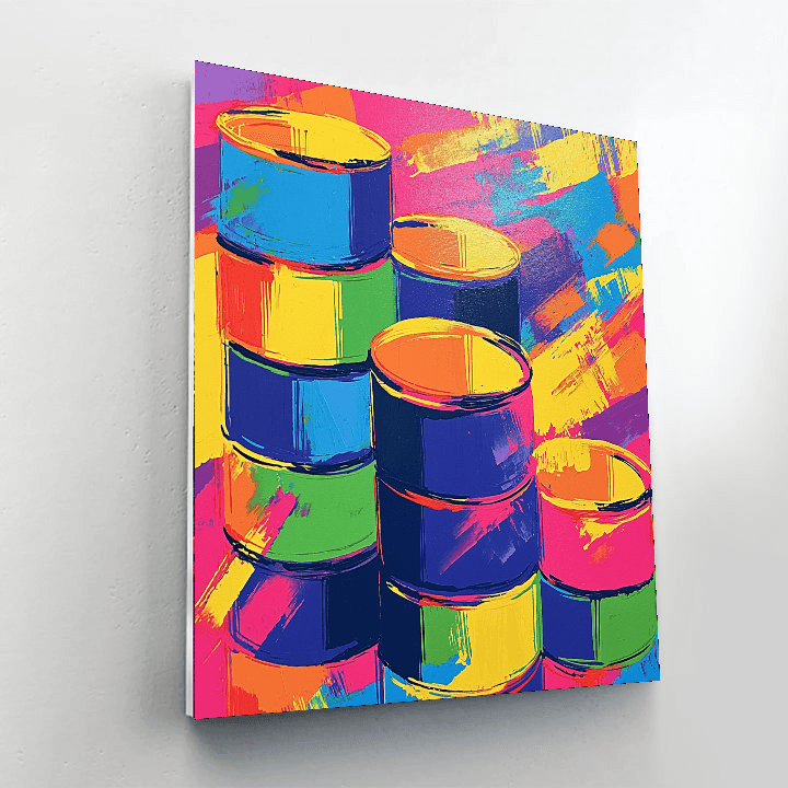 Andy Warhol Inspired Retro Vibes  Paint By Numbers Art