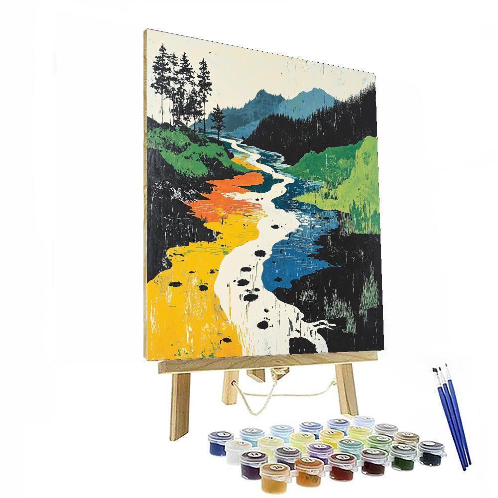 Banksy Inspired Ecosystem Fragility  Paint By Color