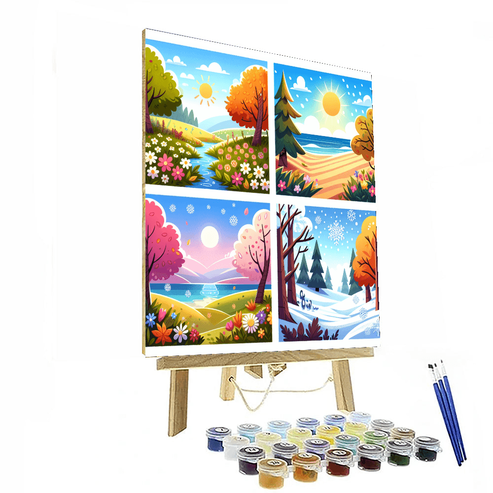 Colorful Seasons Journey - DIY Painting By Numbers Kit – Artistry Rack