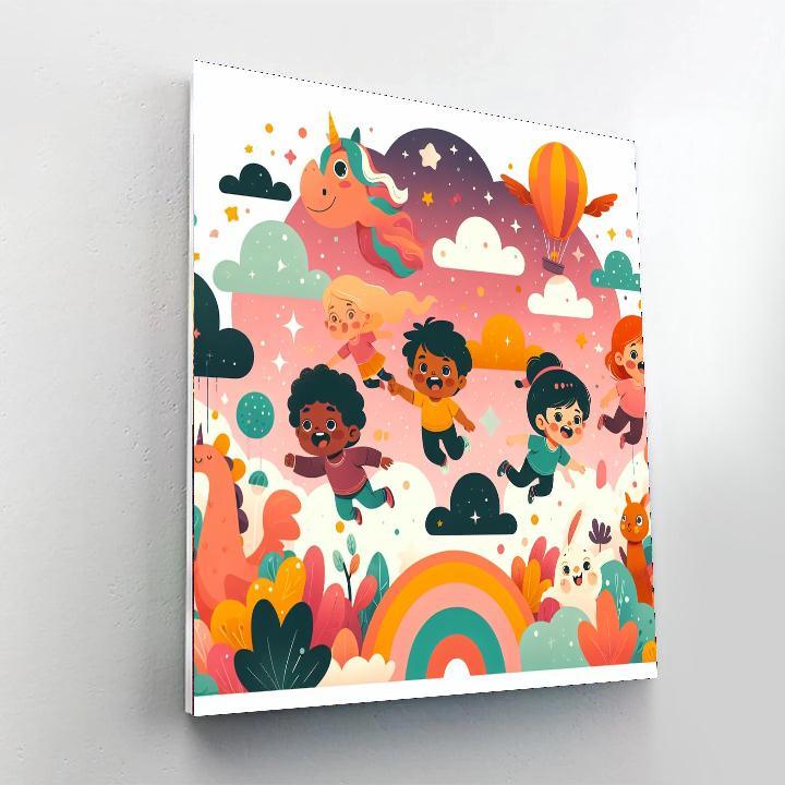 Dreamland Fantasy Flight Number Painting