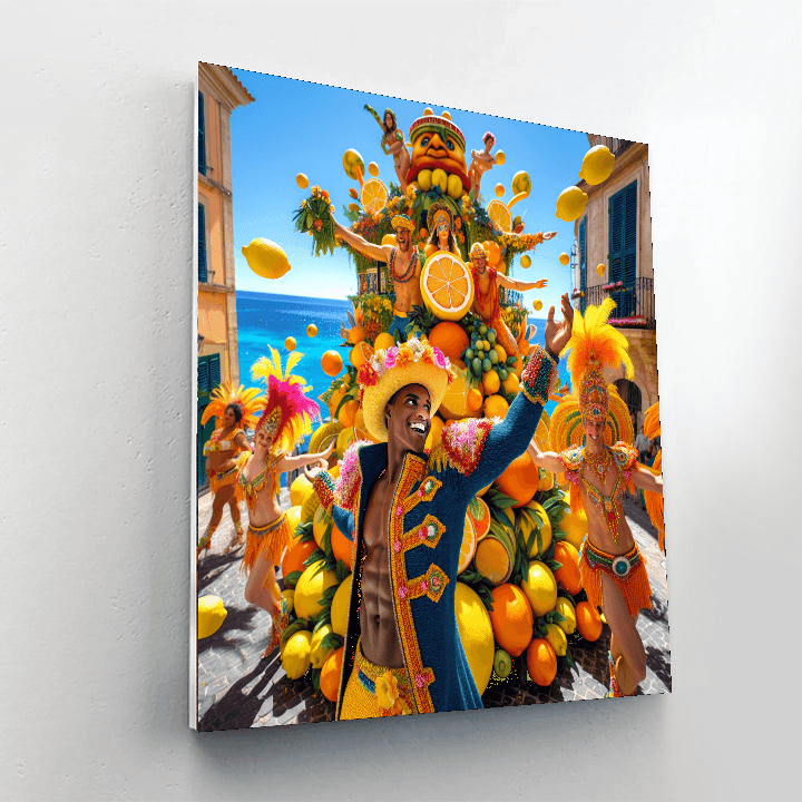 Fête Du Citron - France Painting By Numbers Kit