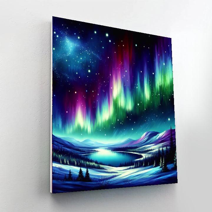 Magic Of The Aurora Paint By Number