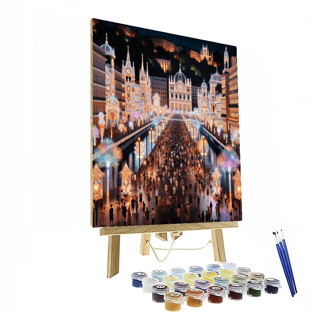 Lyon Festival Of Lights Paint By Color