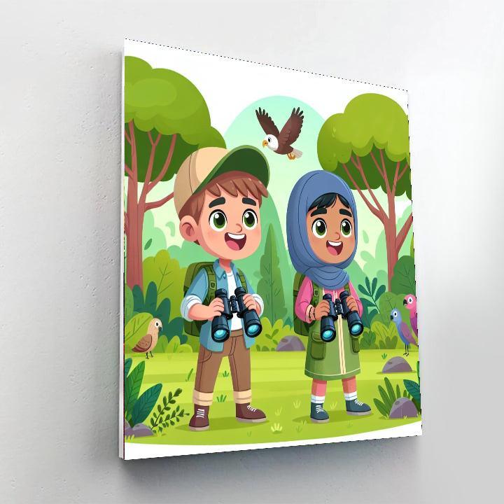 Nature Explorers' Forest Expedition Paint By Number