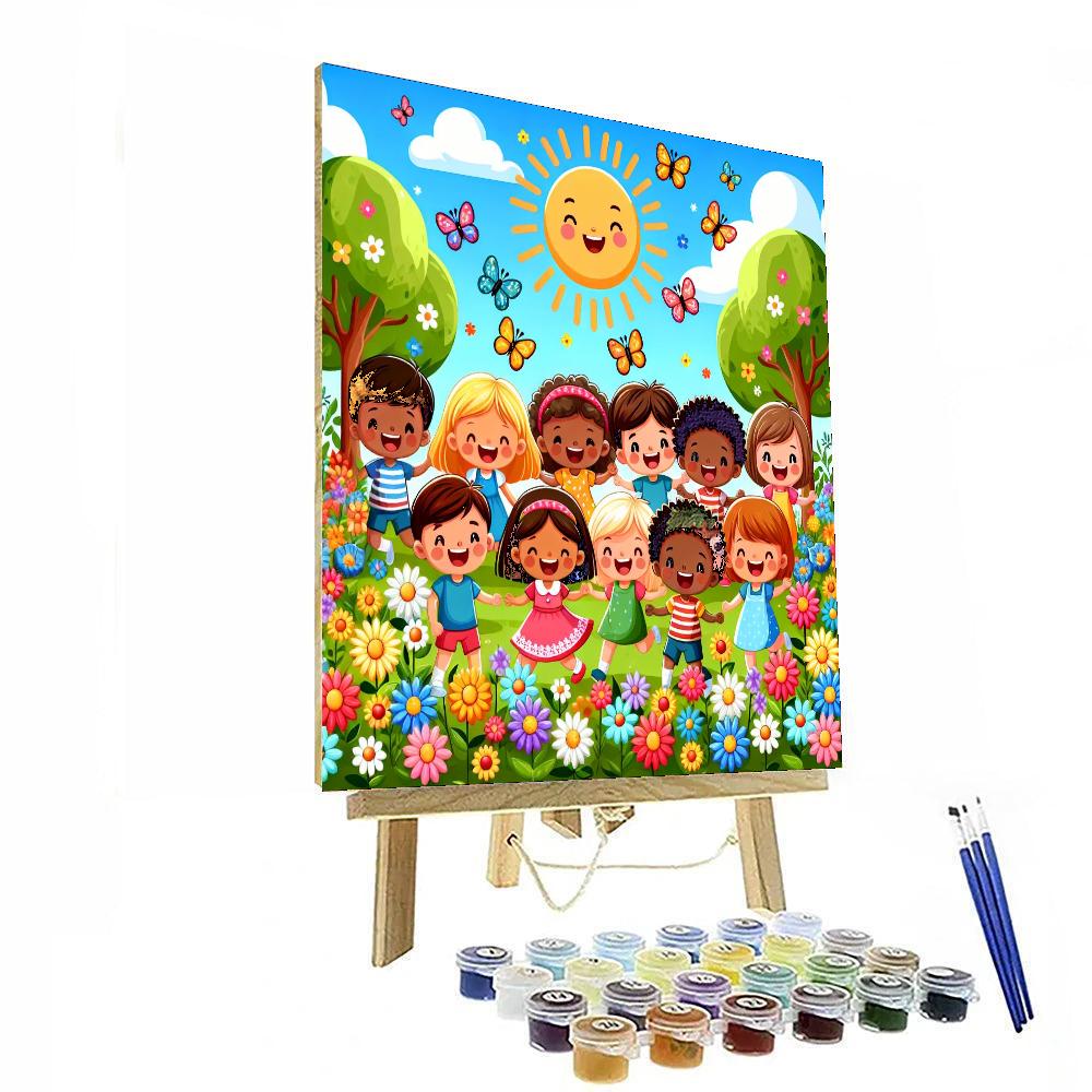 Friendship Garden Paint By Numbers Art