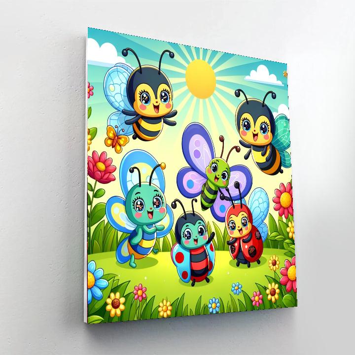 Insect Kingdom Number Painting