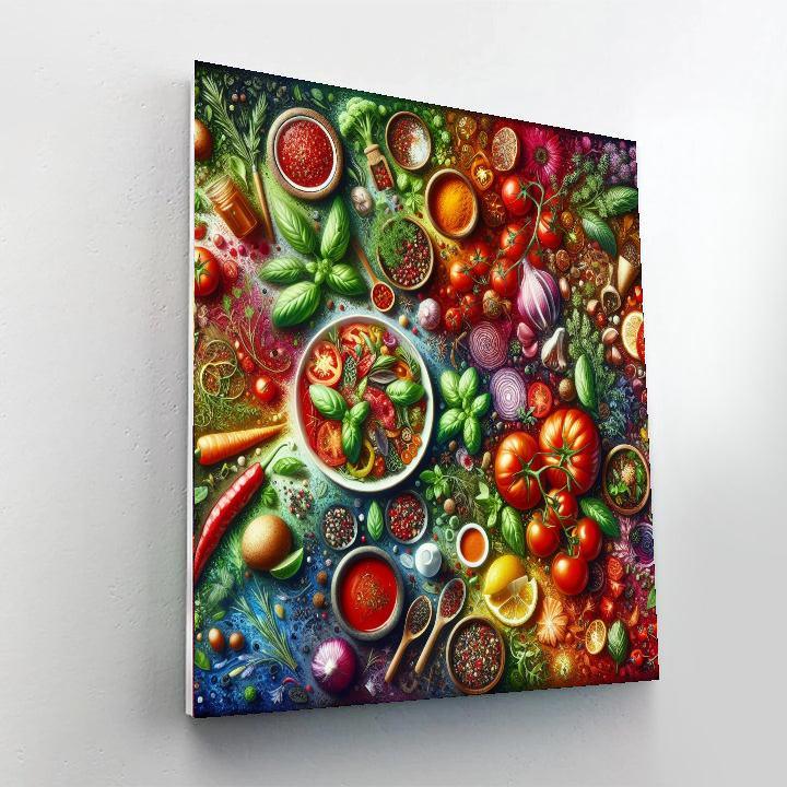 Gourmet Delights Paint By Color
