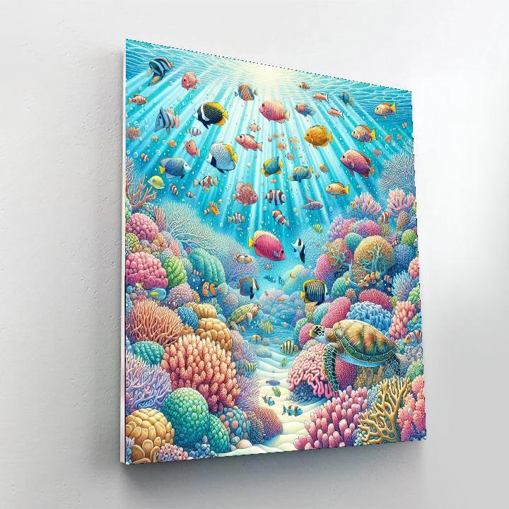 Underwater Reef Paradise Paint By Number
