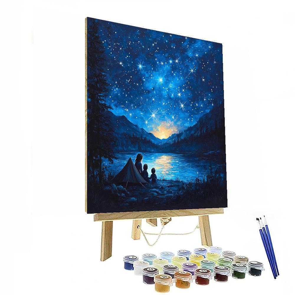 Under A Canopy Of Stars Paint By Numbers