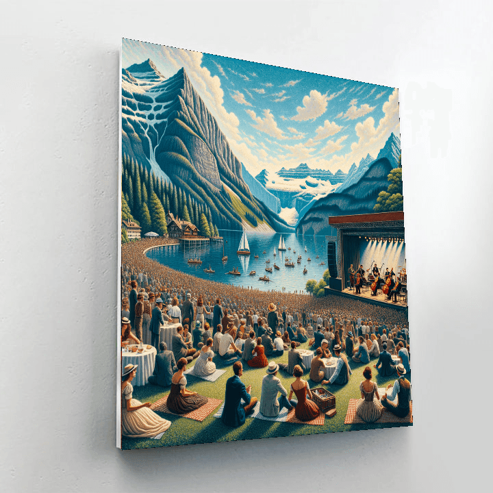 Luzern Festival DIY Paint By Numbers