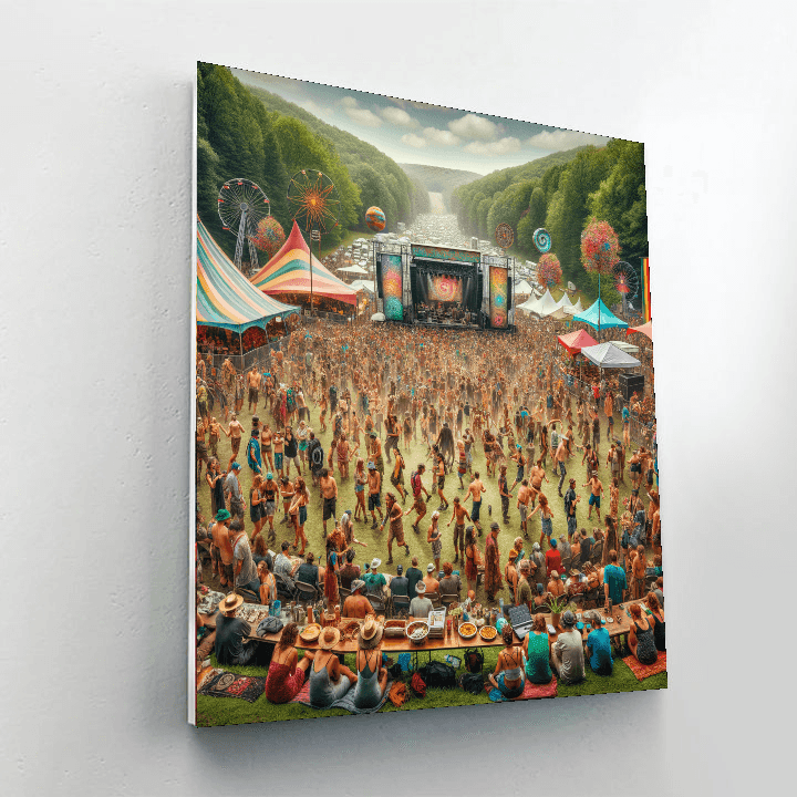 Rothbury Music Festival Paint By Numbers Kits